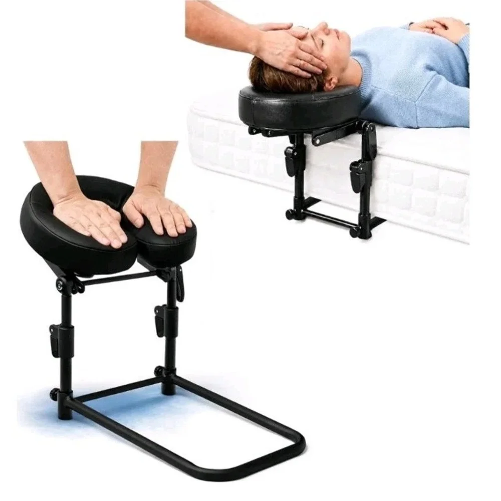 Massage Head Rest for Bed At Home Mattress,Adjustable Face Cradle Pillow for ...